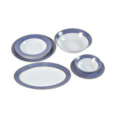 BDR Dinner Set 26 Pcs Blue | 6285360266493