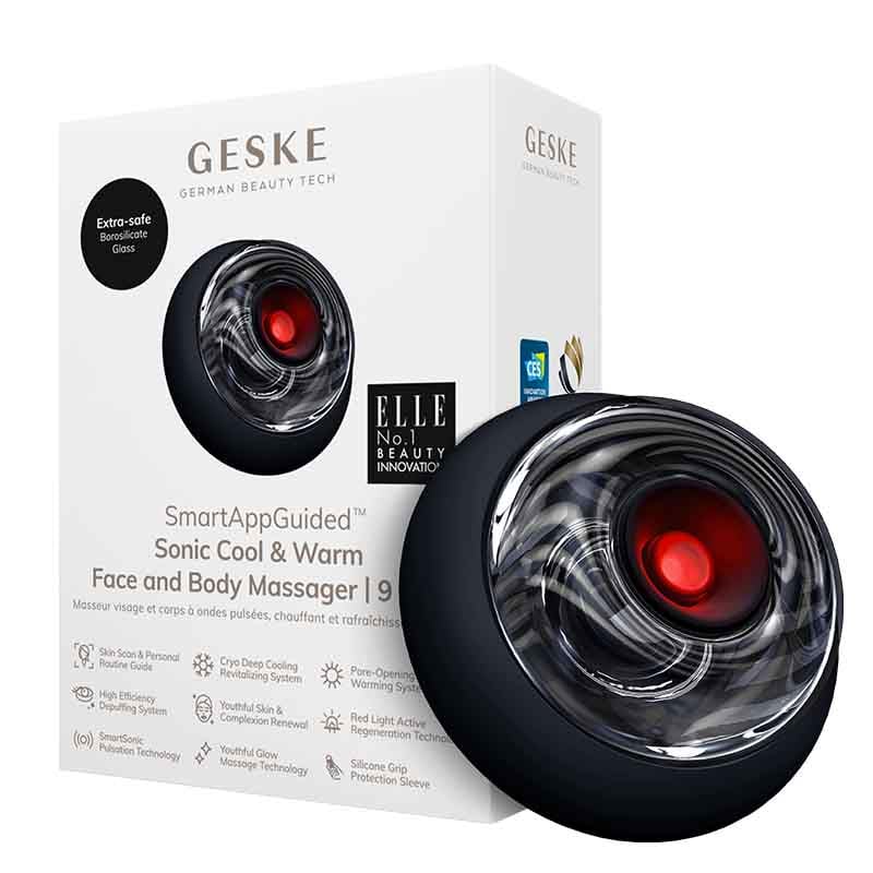 GESKE Sonic Warm & Cool Mask Facial Device 9 in 1