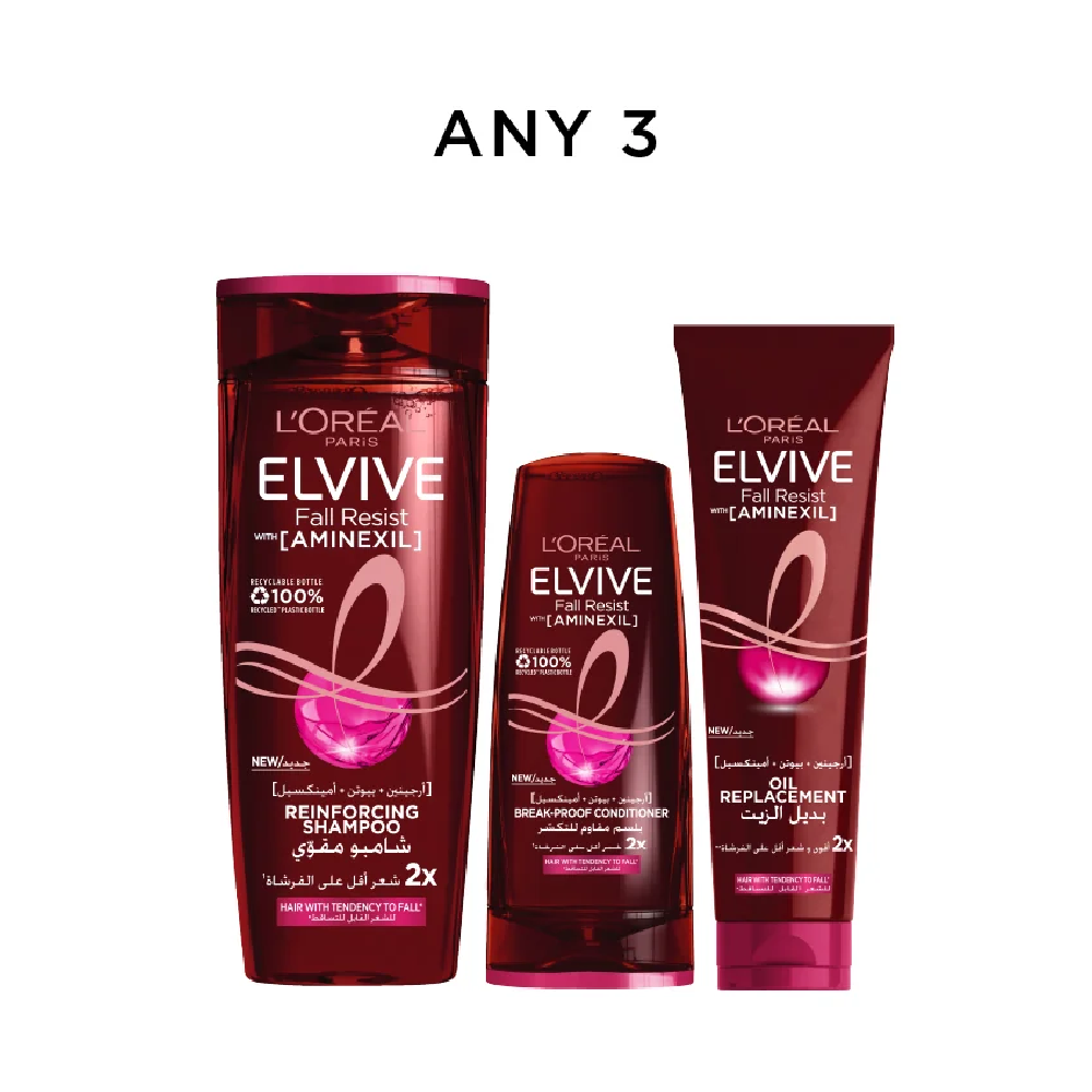 L'Oréal Paris Elvive Top Tier Shampoo, Conditioner & Oil Bundle At 20% Off