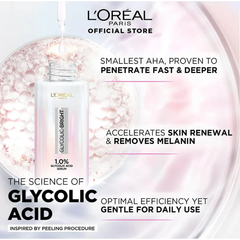 L’Oreal Paris Glycolic Bright Instant Glowing Face Serum - 30ml