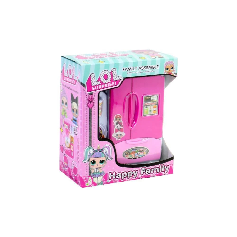 LOL Surprise OMG Happy Family Pretend Play Refrigerator - Pink | 320G26