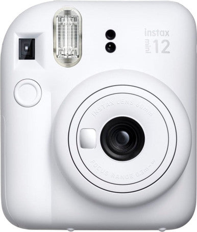 Fujifilm Instax Camera Mini 12 Promo Kit (Mini Film - Magnetic Frames - Instant Film - Batteries), White | FUJLSMINI12PROMOWHT