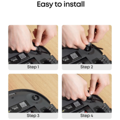 Eufy Side Brushes for S/E Series Vacuum Cleaners Compatible with E25/ E28/S1 Pro/S1 - 2 Pairs | T29B8011