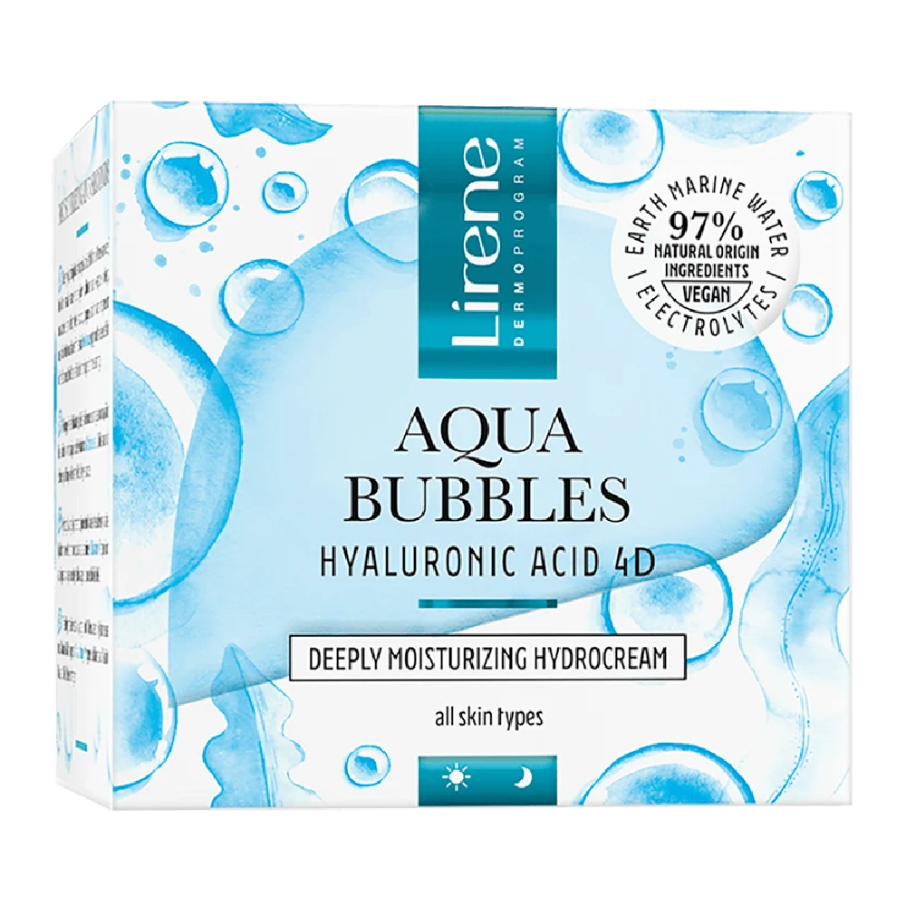 Lirene Aqua Bubbles Deeply Moisturizing Hydro Cream - 50ml