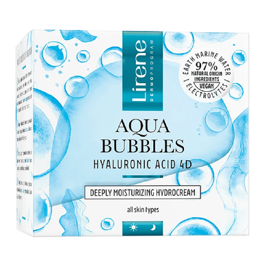 Lirene Aqua Bubbles Deeply Moisturizing Hydro Cream - 50ml