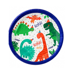 Happy Dino Dinosaur Birthday Party Supplies - Multicolor | AL128