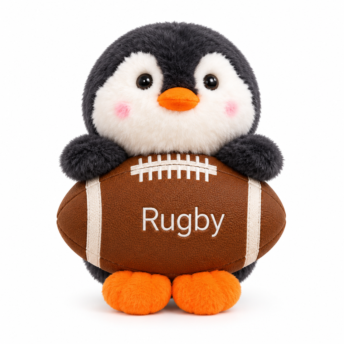 Penguin Rugby Ball Plush Toy | Z181