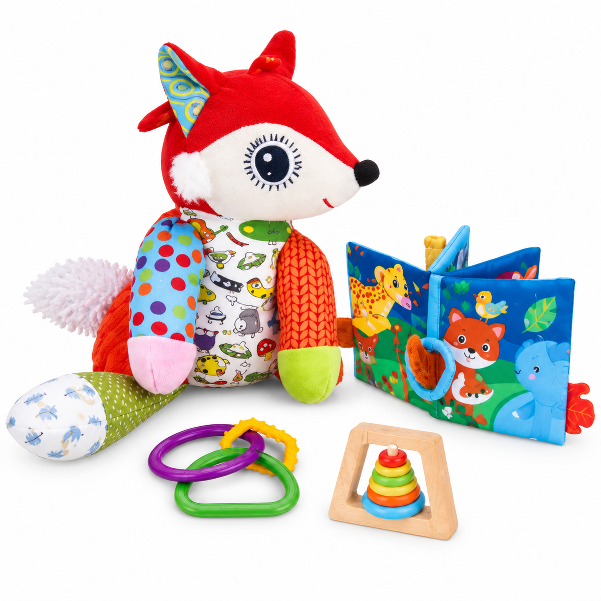 Meying Montessori Play Box Musical Plush Baby Activity Set | 658-304