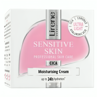Lirene Sensitive Skin Moisturizing Cream - 50ml