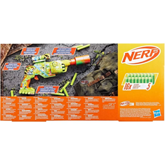 Hasbro Nerf Zombie Driller Dart Blaster With 16 Nerf Elite Darts | HBNRF8960