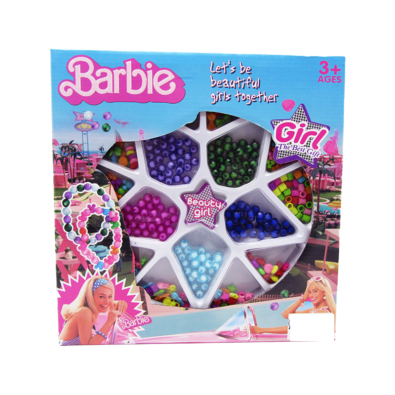 Barbie-Themed DIY Bead Bracelet Making Kit | 997-1BA