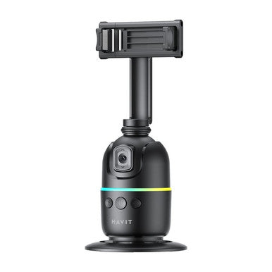 Havit AI Phone Holder with 360° Face Tracking, No App Needed, 2–4H Battery, Tripod Compatible | ST7609