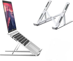 AWEI Universal Folding Aluminium Laptop Stand Silver | X26