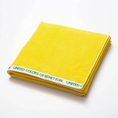 Benetton Home, Beach Towel 90x160cm 420Gsm 100% Terry Cotton Yellow Rainbow Be |  BE-0823-YE