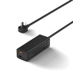 WIWU 100W GaN Power Strip/ EU Wi-S004 Black | WI-S004-BLK