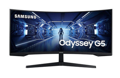 Samsung 34ââ LED Curved Monitor Ultra WQHD (Including HDMI Cable) | LC34G55TWWMXZN
