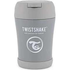 Twistshake Insulated Food Container 350ml Pastel Grey | 78751