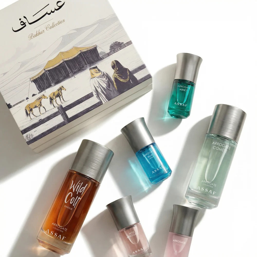 مجموعة عساف باخور - مجموعة عطور من 6 قطع