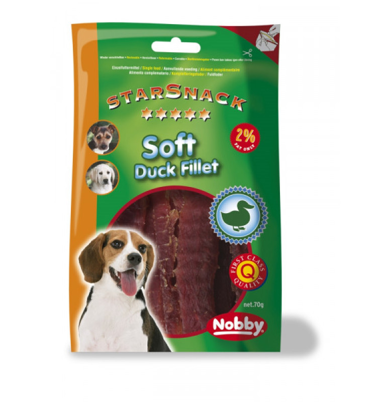 Nobby StarSnack Soft Duck Fillet Dog Treats 70g | NO70036