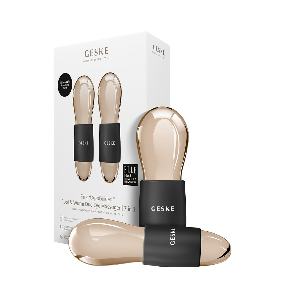 GESKE 7-in-1 Cool & Warm Duo Eye Massager - Grey | GESGK000703GY01