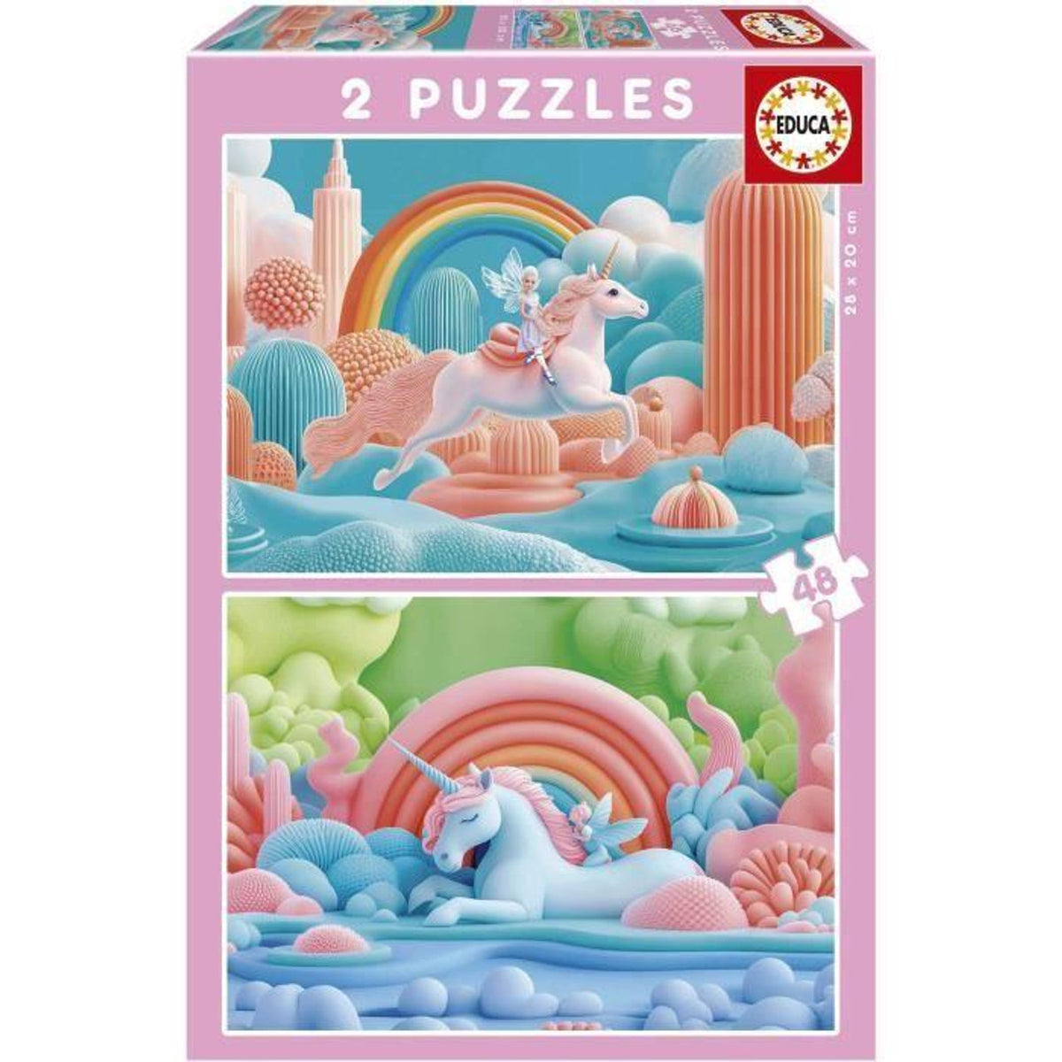 Educa Unicorn Fantasy 2 Puzzles 48 pcs | 20223