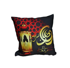 Ramadan Kareem Decorative Cushion Pillow with Lantern Design | 7138-52