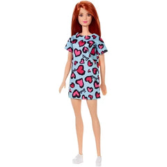 Barbie Entry Doll with Red Hair & Blue Heart Print Dress | GHW48