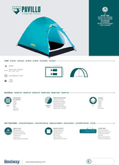 Pavillo Compact Dome Camping Tent | 68089