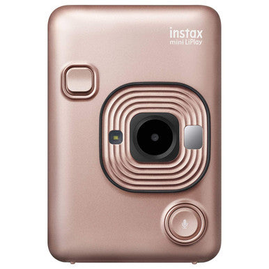 Fujifilm Instax Mini LiPlay - Compact Hybrid Instant Camera - Rose Gold | FUIHMLPCB