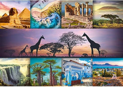لغز تركيب صور كولاج أفريقيا من ترفل - 1000 قطعة | 10792