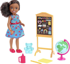 Barbie Chelsea Can Be Teacher Doll & Playset with Classroom Accessories | HCK69