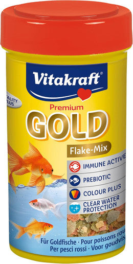 Vitakraft Gold Flake Fishfood Premium Flake Mix - 250 ml | 200255