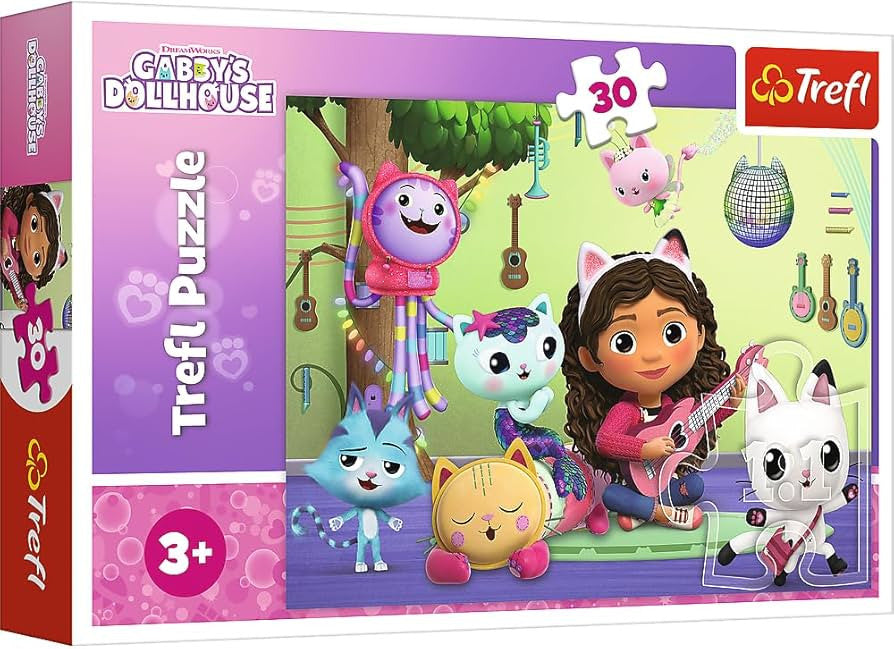 Trefl Puzzle - Gabby’s Dollhouse, 30 Pieces | 18301