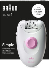 Braun – Silk Epil 1 Corded Epilator for Hair Removal