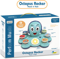 Octopus Music Activity Toy - 6 Rockin’ Tunes & Multi-Mode Buttons | RJ2863