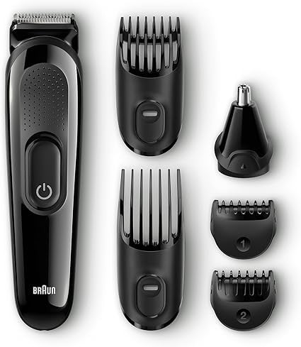 Braun 6 In 1 Multi Grooming and Trimmer Kit - Black | MGK3020
