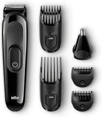 Braun 6 In 1 Multi Grooming and Trimmer Kit - Black | MGK3020