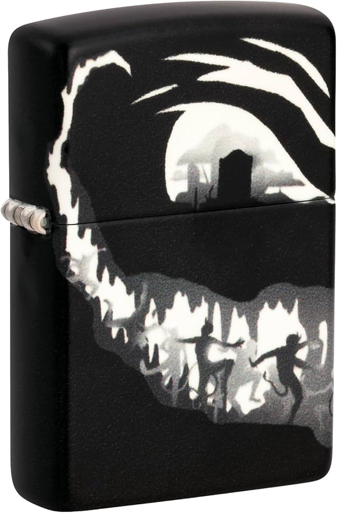 Zippo Grinning Pumpkin Design Windproof Lighter | 46268