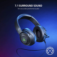 Razer Kraken V3 X Gaming Headset: 7.1 Surround Sound | RZ04-037501 00-R3U1-cr