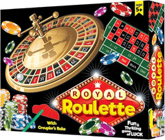 Royal Roulette Tabletop Game Set with Chips, Mat & Rake | 60