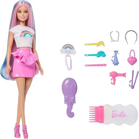 Barbie Rainbow Sparkle Hair Doll