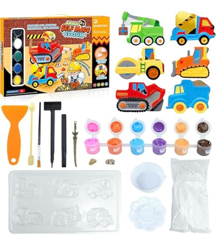 DIY Truck Self-Made Gypsum Craft Set | 1118J+