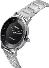 Casio Men 3-Hand Watch - Black / Silver | MTP-VT04D-1EDF
