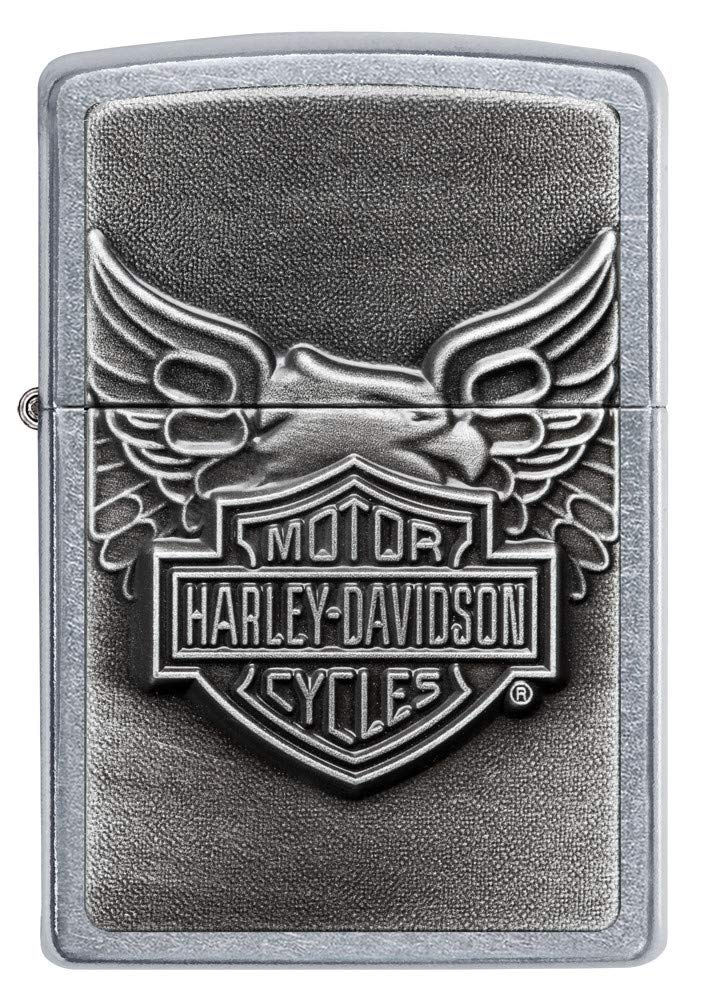 Zippo Harley-Davidson Iron Eagle Emblem Street Chrome Windproof Lighter | 20230