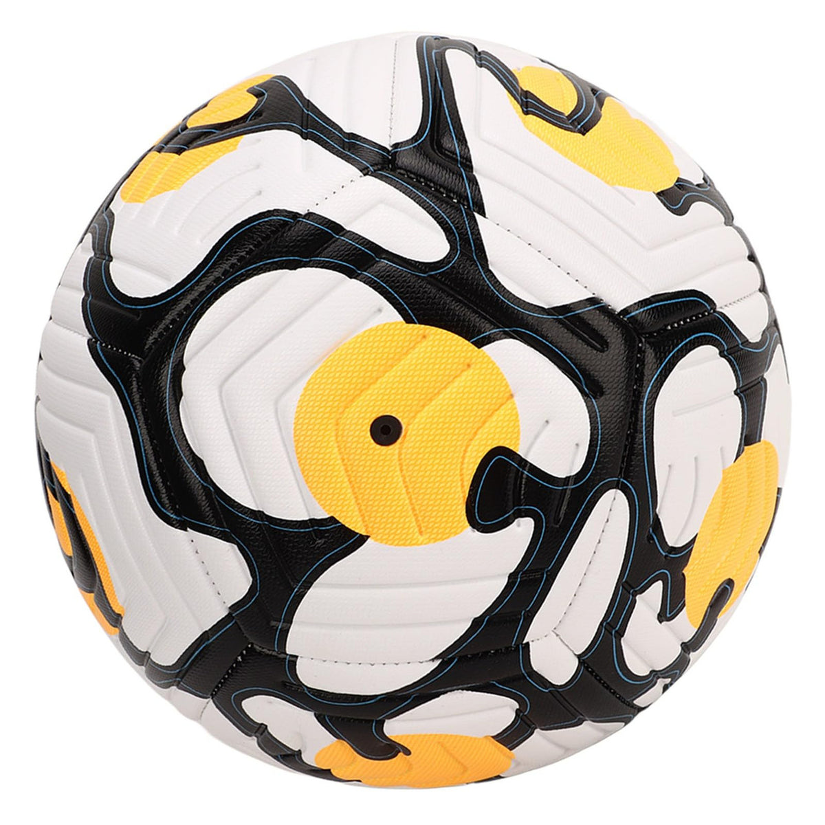 Kids Soccer Football Ball - White, Black & Yellow | L110