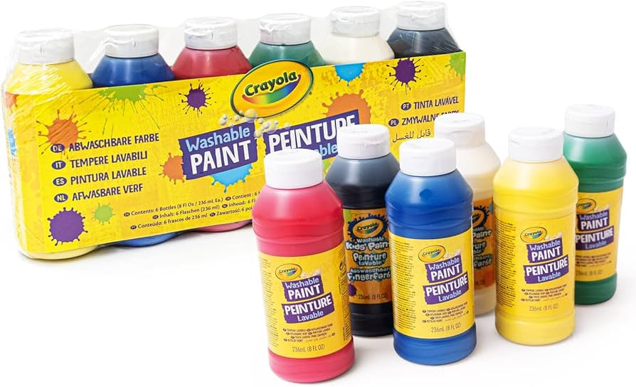 Crayola 6 Washable Paints 238 mL | CY542508