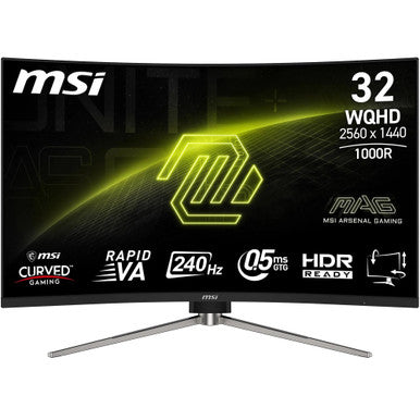 MSI MAG  E2 32" 2K 240Hz Curved Gaming Monitor | 325CQRXF