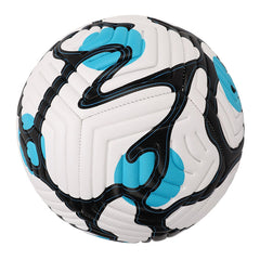 Kids Soccer Football Ball - White, Black & Blue | L110