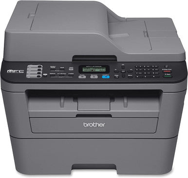 Brother Mono Laser Multi-function Printer 30 PPM, 4 in 1 Multifunction, 32MB,Duplex,  Wireless, Network,ADF,10K MDC,2,600 pgs inbox | MFC-L2700DW