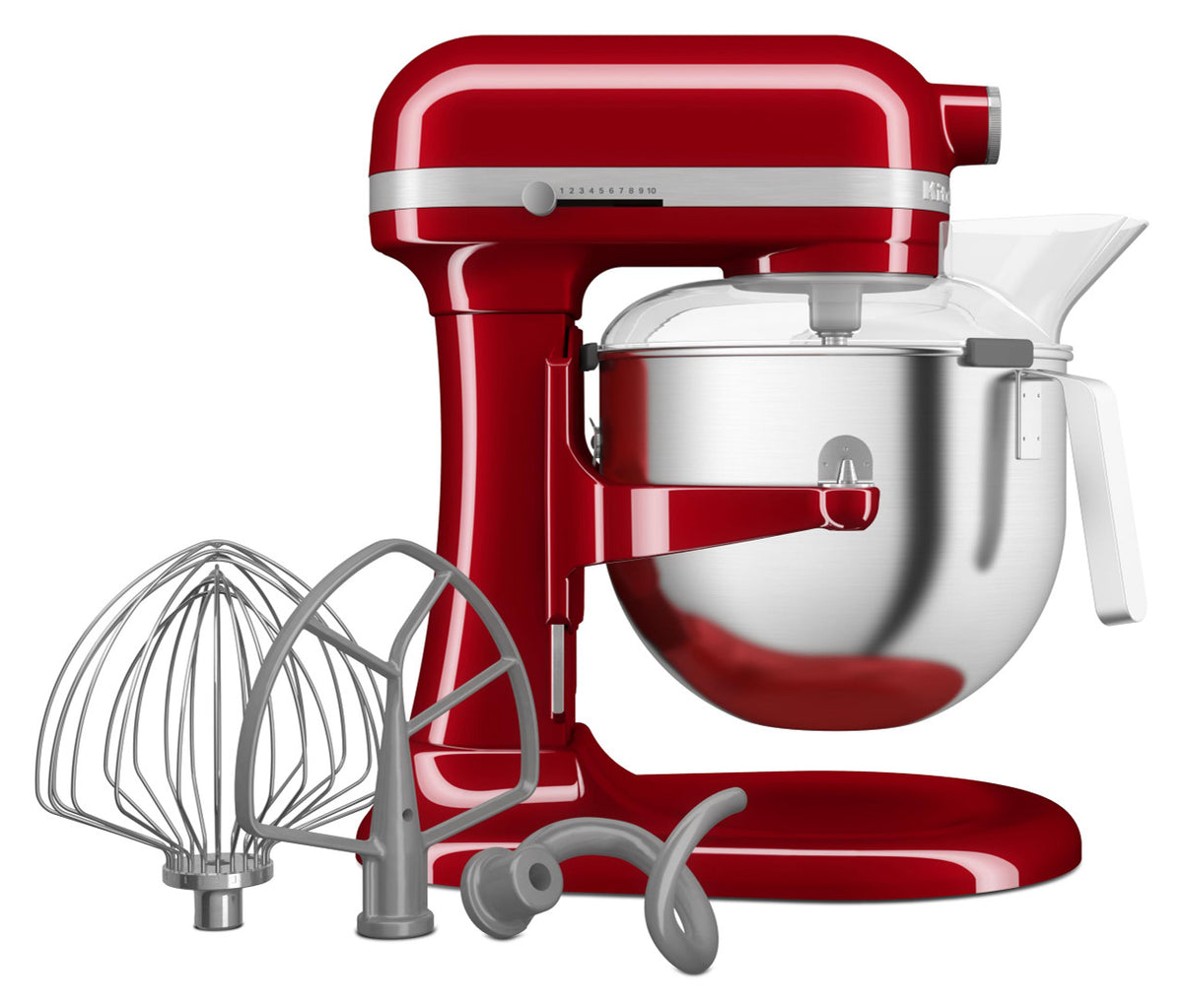 KitchenAid 6.6L Heavy Duty Bowl-Lift Stand Mixer - Empire Red | 5KSM70JPXEER